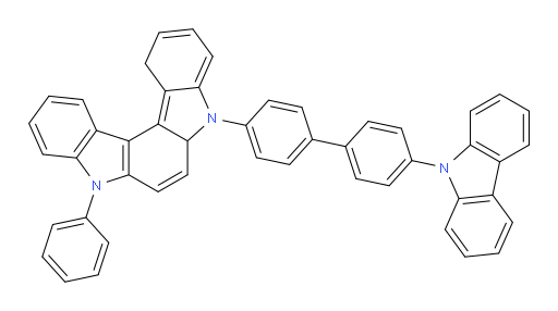 5-(4'-(9H-carbazol-9-yl)-[1,1'-biphenyl]-4-yl)-8-phenyl-1,5,5a,8-tetrahydroindolo[2,3-c]carbazole