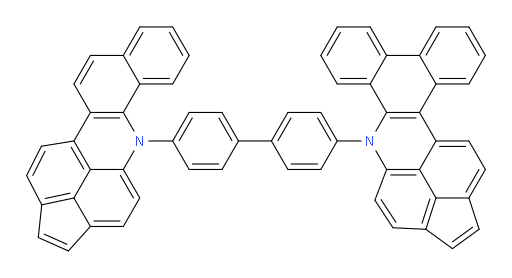 5-(4'-(5H-benzo[h]indeno[6,7,1-mna]acridin-5-yl)-[1,1'-biphenyl]-4-yl)-5H-dibenzo[a,c]indeno[1,7,6-jkl]acridine