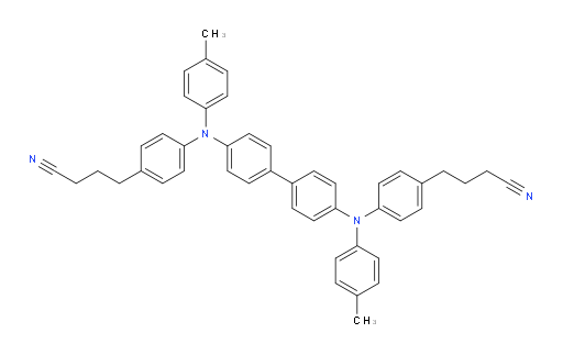 4,4'-(([1,1'-biphenyl]-4,4'-diylbis(p-tolylazanediyl))bis(4,1-phenylene))dibutanenitrile