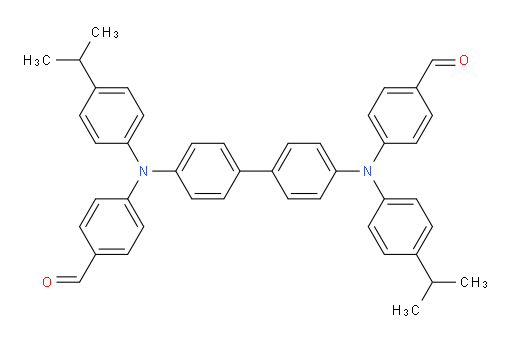 4,4'-([1,1'-biphenyl]-4,4'-diylbis((4-isopropylphenyl)azanediyl))dibenzaldehyde