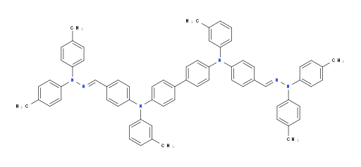 N4,N4'-bis(4-((E)-(2,2-di-p-tolylhydrazono)methyl)phenyl)-N4,N4'-di-m-tolyl-[1,1'-biphenyl]-4,4'-diamine