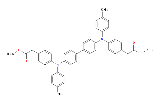 dimethyl 2,2'-(([1,1'-biphenyl]-4,4'-diylbis(p-tolylazanediyl))bis(4,1-phenylene))diacetate