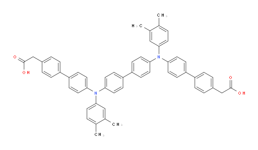 2,2'-(([1,1'-biphenyl]-4,4'-diylbis((3,4-dimethylphenyl)azanediyl))bis([1,1'-biphenyl]-4',4-diyl))diacetic acid