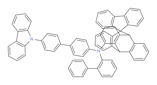 N-(4'-(9H-carbazol-9-yl)-[1,1'-biphenyl]-4-yl)-N-([1,1'-biphenyl]-2-yl)-5,10-dihydrospiro[5,10-[1,2]benzenodibenzo[a,d][7]annulene-11,9'-fluoren]-6-amine