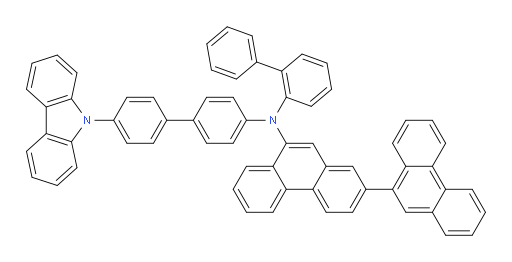 N-(4'-(9H-carbazol-9-yl)-[1,1'-biphenyl]-4-yl)-N-([1,1'-biphenyl]-2-yl)-[2,9'-biphenanthren]-9-amine