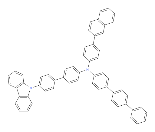 N-(4'-(9H-carbazol-9-yl)-[1,1'-biphenyl]-4-yl)-N-(4-(naphthalen-2-yl)phenyl)-[1,1':4',1''-terphenyl]-4-amine