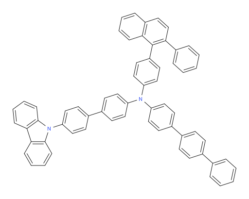 N-(4'-(9H-carbazol-9-yl)-[1,1'-biphenyl]-4-yl)-N-(4-(2-phenylnaphthalen-1-yl)phenyl)-[1,1':4',1''-terphenyl]-4-amine