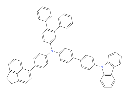 N-(4'-(9H-carbazol-9-yl)-[1,1'-biphenyl]-4-yl)-N-(4-(1,2-dihydroacenaphthylen-5-yl)phenyl)-[1,1':2',1''-terphenyl]-4'-amine