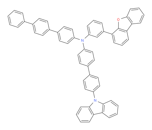 N-(4'-(9H-carbazol-9-yl)-[1,1'-biphenyl]-4-yl)-N-(3-(dibenzo[b,d]furan-4-yl)phenyl)-[1,1':4',1''-terphenyl]-4-amine