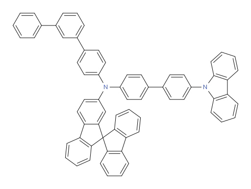 N-(4'-(9H-carbazol-9-yl)-[1,1'-biphenyl]-4-yl)-N-([1,1':3',1''-terphenyl]-4-yl)-9,9'-spirobi[fluoren]-2-amine