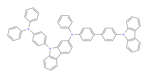 N-(4'-(9H-carbazol-9-yl)-[1,1'-biphenyl]-4-yl)-9-(4-(diphenylamino)phenyl)-N-phenyl-9H-carbazol-2-amine