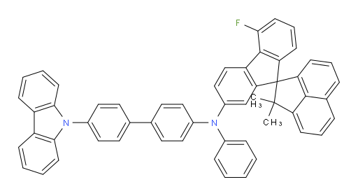 N-(4'-(9H-carbazol-9-yl)-[1,1'-biphenyl]-4-yl)-5'-fluoro-2,2-dimethyl-N-phenyl-2H-spiro[acenaphthylene-1,9'-fluoren]-2'-amine