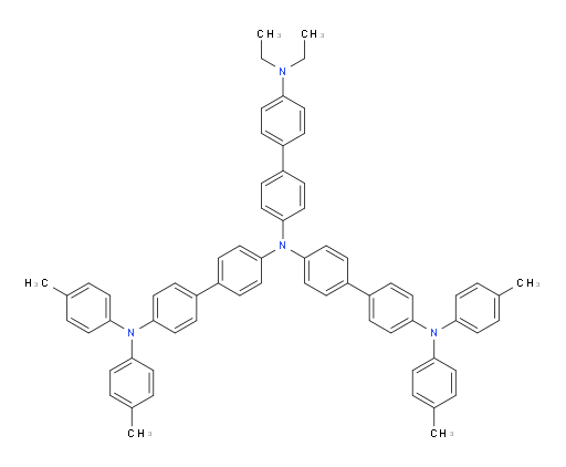 N4,N4-bis(4'-(di-p-tolylamino)-[1,1'-biphenyl]-4-yl)-N4',N4'-diethyl-[1,1'-biphenyl]-4,4'-diamine