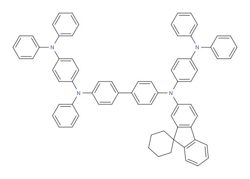 N4,N4'-bis(4-(diphenylamino)phenyl)-N4-phenyl-N4'-(spiro[cyclohexane-1,9'-fluoren]-2'-yl)-[1,1'-biphenyl]-4,4'-diamine