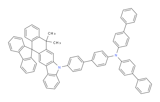 N,N-di([1,1'-biphenyl]-4-yl)-4'-(7',7'-dimethylspiro[fluorene-9,12'-naphtho[2,3-b]carbazol]-5'(7'H)-yl)-[1,1'-biphenyl]-4-amine