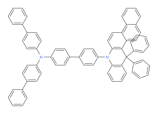 N,N-di([1,1'-biphenyl]-4-yl)-4'-(12,12-diphenylnaphtho[2,1-a]acridin-7(12H)-yl)-[1,1'-biphenyl]-4-amine