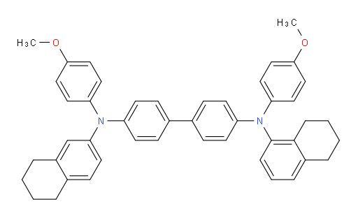 N4,N4'-bis(4-methoxyphenyl)-N4-(5,6,7,8-tetrahydronaphthalen-1-yl)-N4'-(5,6,7,8-tetrahydronaphthalen-2-yl)-[1,1'-biphenyl]-4,4'-diamine