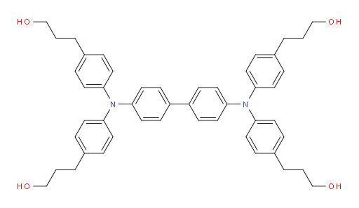 3,3',3'',3'''-(([1,1'-biphenyl]-4,4'-diylbis(azanetriyl))tetrakis(benzene-4,1-diyl))tetrakis(propan-1-ol)