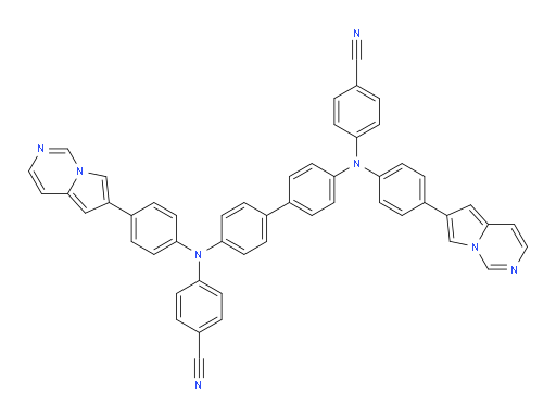 4,4'-([1,1'-biphenyl]-4,4'-diylbis((4-(pyrrolo[1,2-c]pyrimidin-6-yl)phenyl)azanediyl))dibenzonitrile