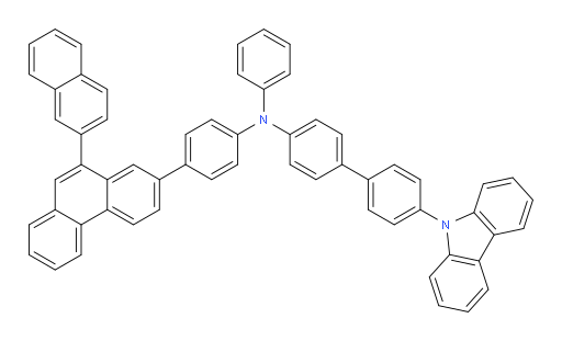 4'-(9H-carbazol-9-yl)-N-(4-(10-(naphthalen-2-yl)phenanthren-2-yl)phenyl)-N-phenyl-[1,1'-biphenyl]-4-amine
