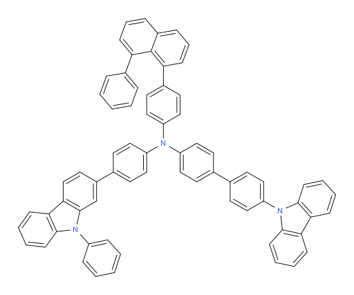 4'-(9H-carbazol-9-yl)-N-(4-(9-phenyl-9H-carbazol-2-yl)phenyl)-N-(4-(8-phenylnaphthalen-1-yl)phenyl)-[1,1'-biphenyl]-4-amine