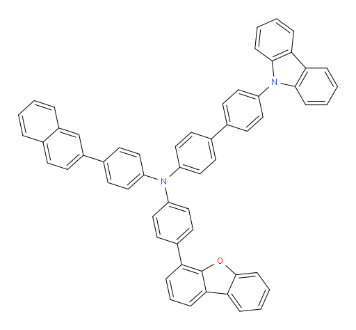 4'-(9H-carbazol-9-yl)-N-(4-(dibenzo[b,d]furan-4-yl)phenyl)-N-(4-(naphthalen-2-yl)phenyl)-[1,1'-biphenyl]-4-amine