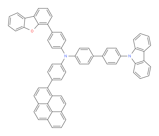 4'-(9H-carbazol-9-yl)-N-(4-(dibenzo[b,d]furan-4-yl)phenyl)-N-(4-(pyren-1-yl)phenyl)-[1,1'-biphenyl]-4-amine