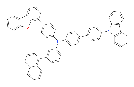 4'-(9H-carbazol-9-yl)-N-(4-(dibenzo[b,d]furan-4-yl)phenyl)-N-(3-(naphthalen-1-yl)phenyl)-[1,1'-biphenyl]-4-amine