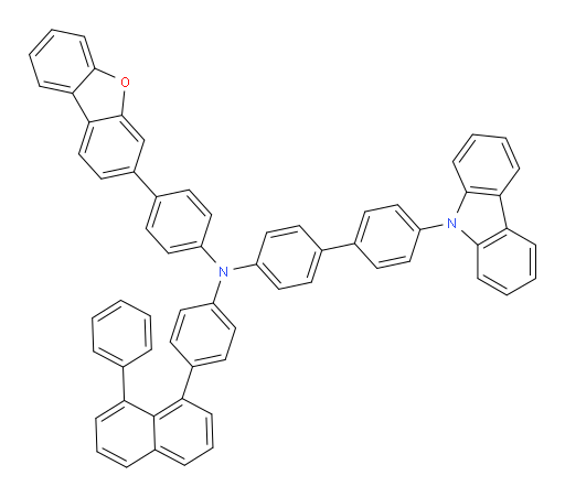 4'-(9H-carbazol-9-yl)-N-(4-(dibenzo[b,d]furan-3-yl)phenyl)-N-(4-(8-phenylnaphthalen-1-yl)phenyl)-[1,1'-biphenyl]-4-amine