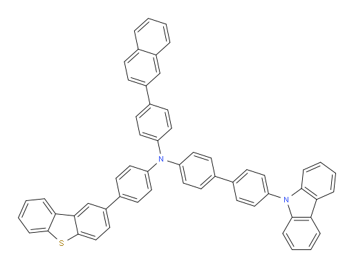 4'-(9H-carbazol-9-yl)-N-(4-(dibenzo[b,d]thiophen-2-yl)phenyl)-N-(4-(naphthalen-2-yl)phenyl)-[1,1'-biphenyl]-4-amine