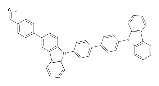 9-(4'-(9H-carbazol-9-yl)-[1,1'-biphenyl]-4-yl)-3-(4-vinylphenyl)-9H-carbazole