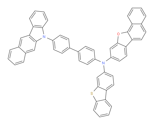 N-(4'-(5H-benzo[b]carbazol-5-yl)-[1,1'-biphenyl]-4-yl)-N-(dibenzo[b,d]thiophen-3-yl)naphtho[1,2-b]benzofuran-9-amine