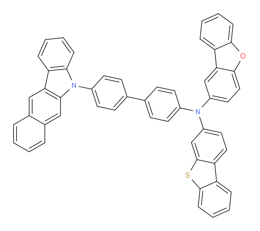 N-(4'-(5H-benzo[b]carbazol-5-yl)-[1,1'-biphenyl]-4-yl)-N-(dibenzo[b,d]thiophen-3-yl)dibenzo[b,d]furan-2-amine