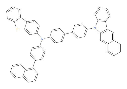 N-(4'-(5H-benzo[b]carbazol-5-yl)-[1,1'-biphenyl]-4-yl)-N-(4-(naphthalen-1-yl)phenyl)dibenzo[b,d]thiophen-3-amine