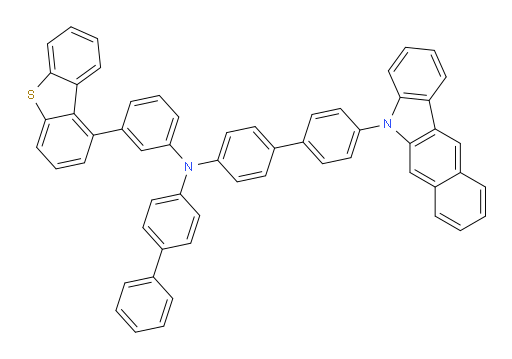 N-([1,1'-biphenyl]-4-yl)-4'-(5H-benzo[b]carbazol-5-yl)-N-(3-(dibenzo[b,d]thiophen-1-yl)phenyl)-[1,1'-biphenyl]-4-amine