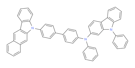 N-(4'-(5H-benzo[b]carbazol-5-yl)-[1,1'-biphenyl]-4-yl)-N,9-diphenyl-9H-carbazol-2-amine