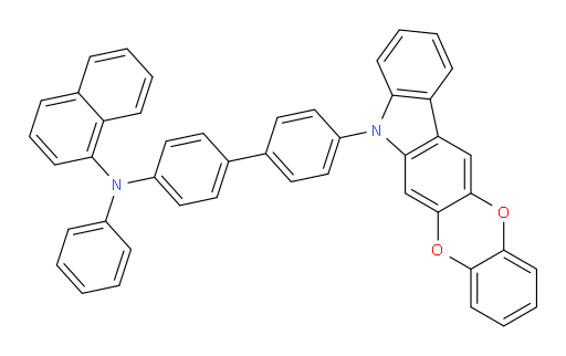 N-(4'-(5H-benzo[5,6][1,4]dioxino[2,3-b]carbazol-5-yl)-[1,1'-biphenyl]-4-yl)-N-phenylnaphthalen-1-amine