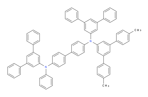 N4,N4'-di([1,1':3',1''-terphenyl]-5'-yl)-N4-(4,4''-dimethyl-[1,1':3',1''-terphenyl]-5'-yl)-N4'-phenyl-[1,1'-biphenyl]-4,4'-diamine