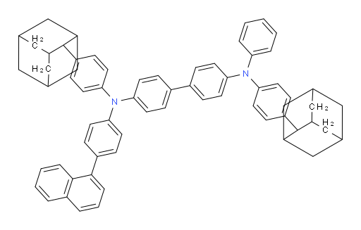 N4,N4'-bis(4-(adamantan-2-yl)phenyl)-N4-(4-(naphthalen-1-yl)phenyl)-N4'-phenyl-[1,1'-biphenyl]-4,4'-diamine