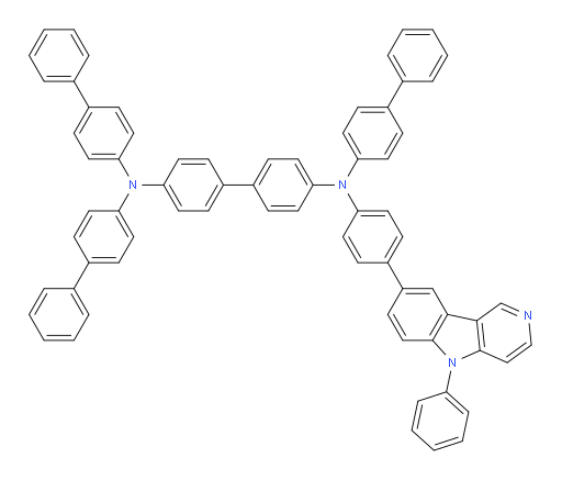 N4,N4,N4'-tri([1,1'-biphenyl]-4-yl)-N4'-(4-(5-phenyl-5H-pyrido[4,3-b]indol-8-yl)phenyl)-[1,1'-biphenyl]-4,4'-diamine