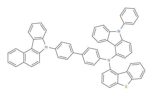 N-(4'-(7H-benzo[c]carbazol-7-yl)-[1,1'-biphenyl]-4-yl)-N-(dibenzo[b,d]thiophen-1-yl)-9-phenyl-9H-carbazol-4-amine