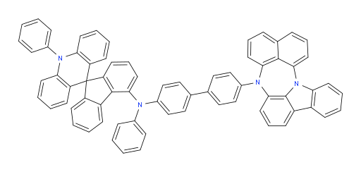 N-(4'-(4H-naphtho[1',8':5,6,7][1,4]diazepino[3,2,1-jk]carbazol-4-yl)-[1,1'-biphenyl]-4-yl)-N,10-diphenyl-10H-spiro[acridine-9,9'-fluoren]-4'-amine