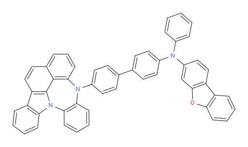 N-(4'-(4H-4,8b-diazaindeno[1,2,3-gh]pleiaden-4-yl)-[1,1'-biphenyl]-4-yl)-N-phenyldibenzo[b,d]furan-3-amine