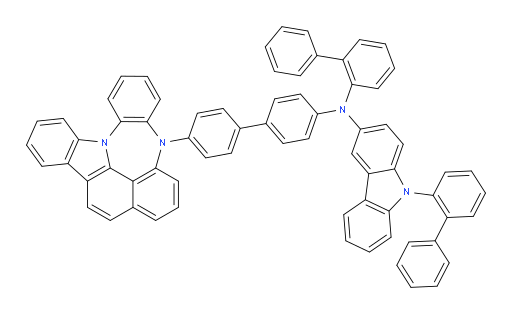 N-(4'-(4H-4,8b-diazaindeno[1,2,3-gh]pleiaden-4-yl)-[1,1'-biphenyl]-4-yl)-N,9-di([1,1'-biphenyl]-2-yl)-9H-carbazol-3-amine