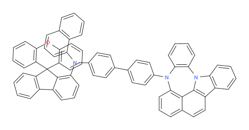 N-(4'-(4H-4,8b-diazaindeno[1,2,3-gh]pleiaden-4-yl)-[1,1'-biphenyl]-4-yl)-N-(naphthalen-1-yl)spiro[fluorene-9,9'-xanthen]-1-amine