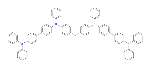 N4,N4'-(methylenebis(4,1-phenylene))bis(N4,N4',N4'-triphenyl-[1,1'-biphenyl]-4,4'-diamine)