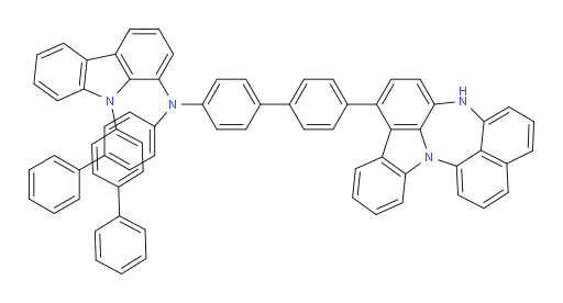 N-(4'-(4H-naphtho[1',8':5,6,7][1,4]diazepino[3,2,1-jk]carbazol-7-yl)-[1,1'-biphenyl]-4-yl)-N,9-di([1,1'-biphenyl]-4-yl)-9H-carbazol-1-amine