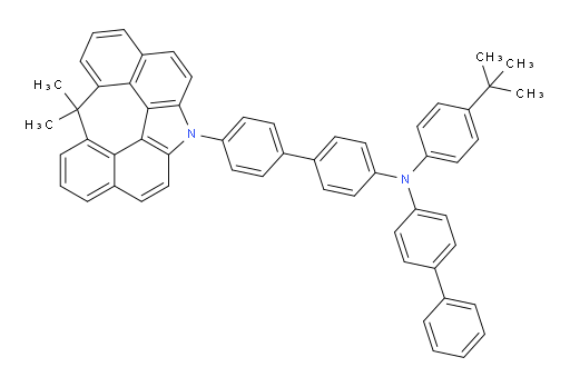 N-([1,1'-biphenyl]-4-yl)-N-(4-(tert-butyl)phenyl)-4'-(6,6-dimethylpleiadeno[1,12,11-bcde]indol-12(6H)-yl)-[1,1'-biphenyl]-4-amine