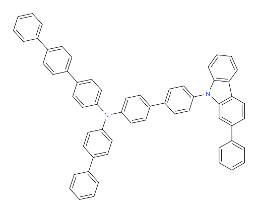 N-([1,1'-biphenyl]-4-yl)-N-(4'-(2-phenyl-9H-carbazol-9-yl)-[1,1'-biphenyl]-4-yl)-[1,1':4',1''-terphenyl]-4-amine