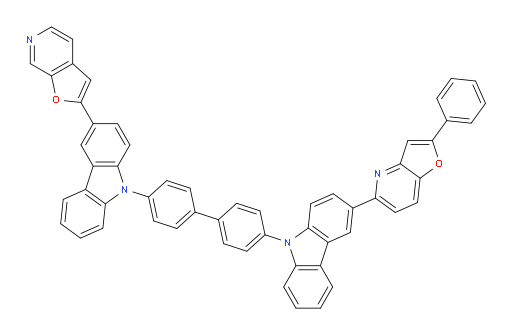 5-(9-(4'-(3-(furo[2,3-c]pyridin-2-yl)-9H-carbazol-9-yl)-[1,1'-biphenyl]-4-yl)-9H-carbazol-3-yl)-2-phenylfuro[3,2-b]pyridine